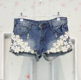 Short Destroyed c/ Renda