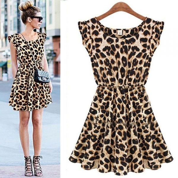 Vestido Leopard
