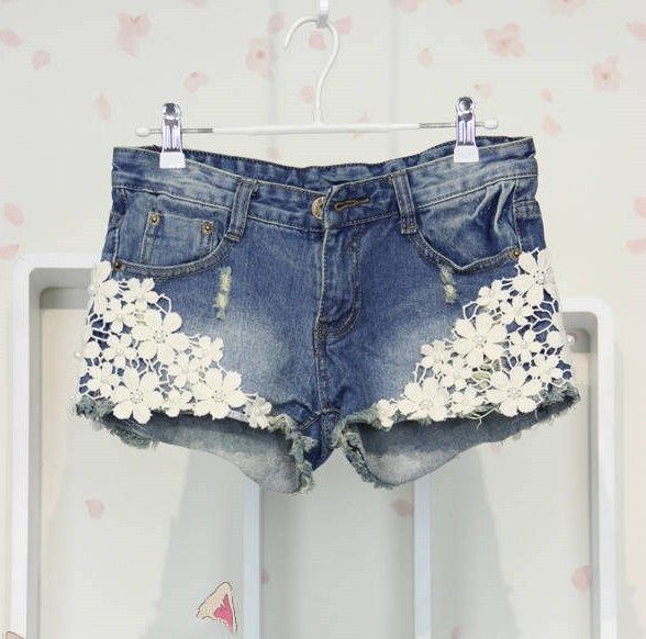 Short Destroyed c/ Renda